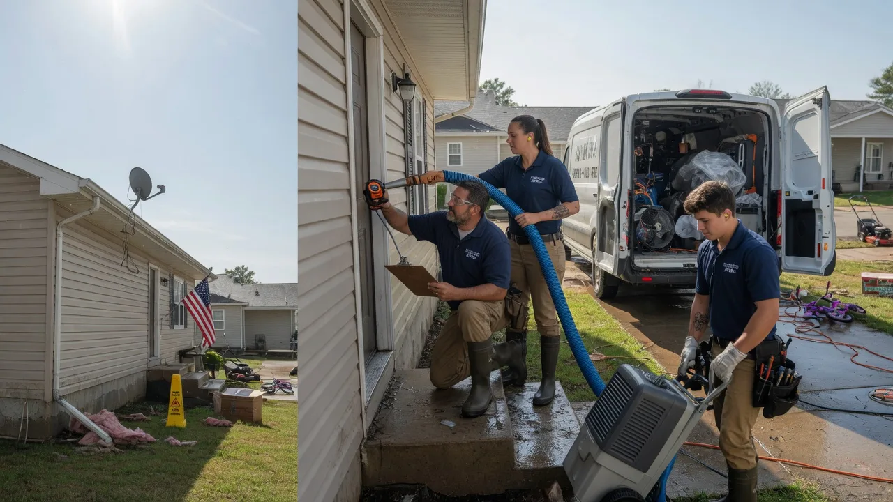 Ceiling Water Damage Restoration in Paris, VA near me